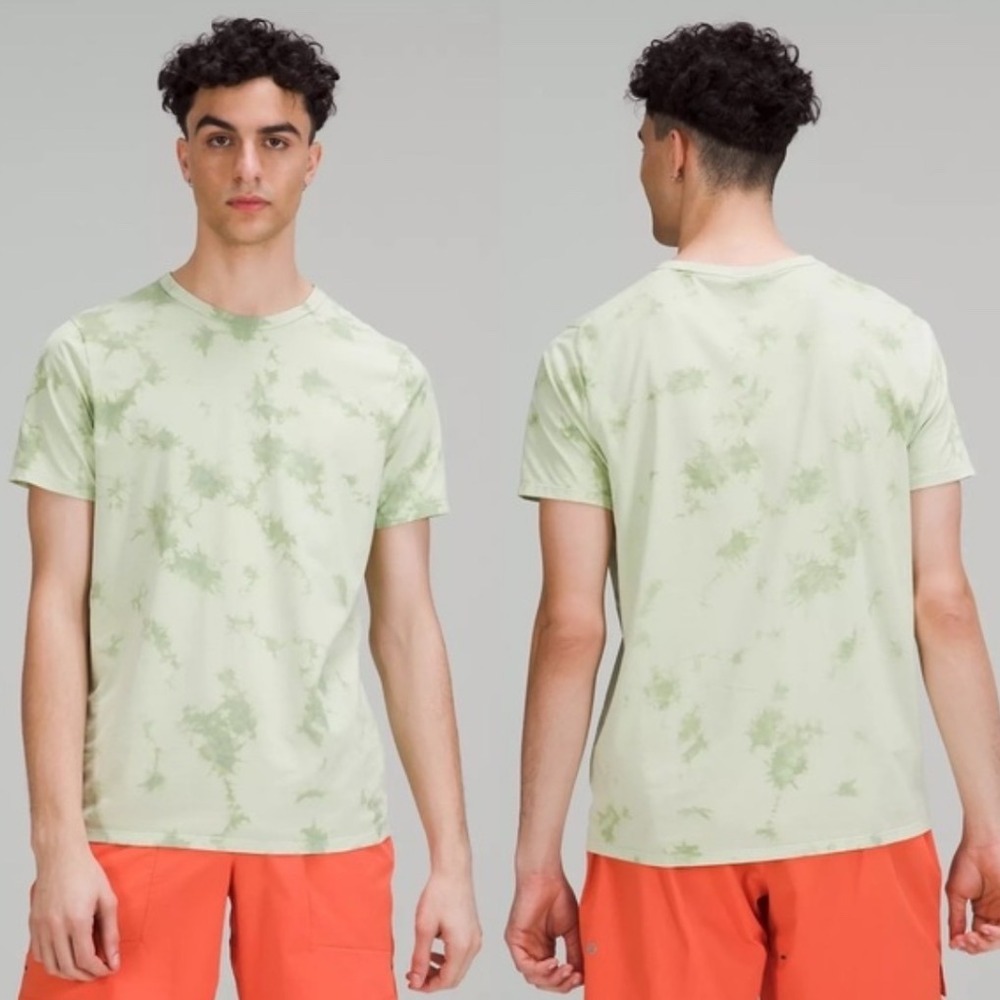 Lululemon T-Shirt Mens Size Large Fundamental Tee Arctic Mint Green Crew Neck L